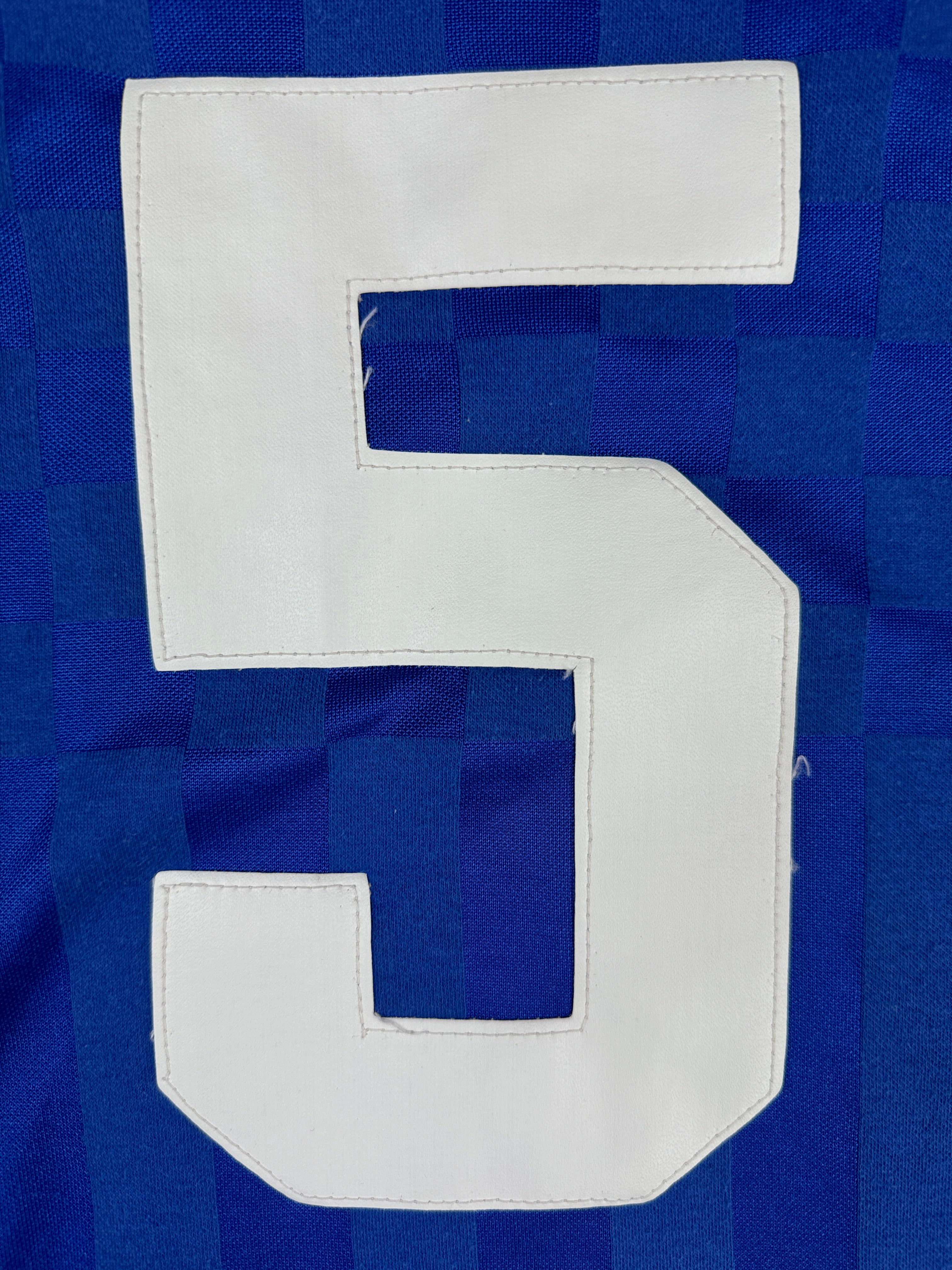 Vintage Adidas Trikot Langarm 80s Ventex Template #5 Blau M-L