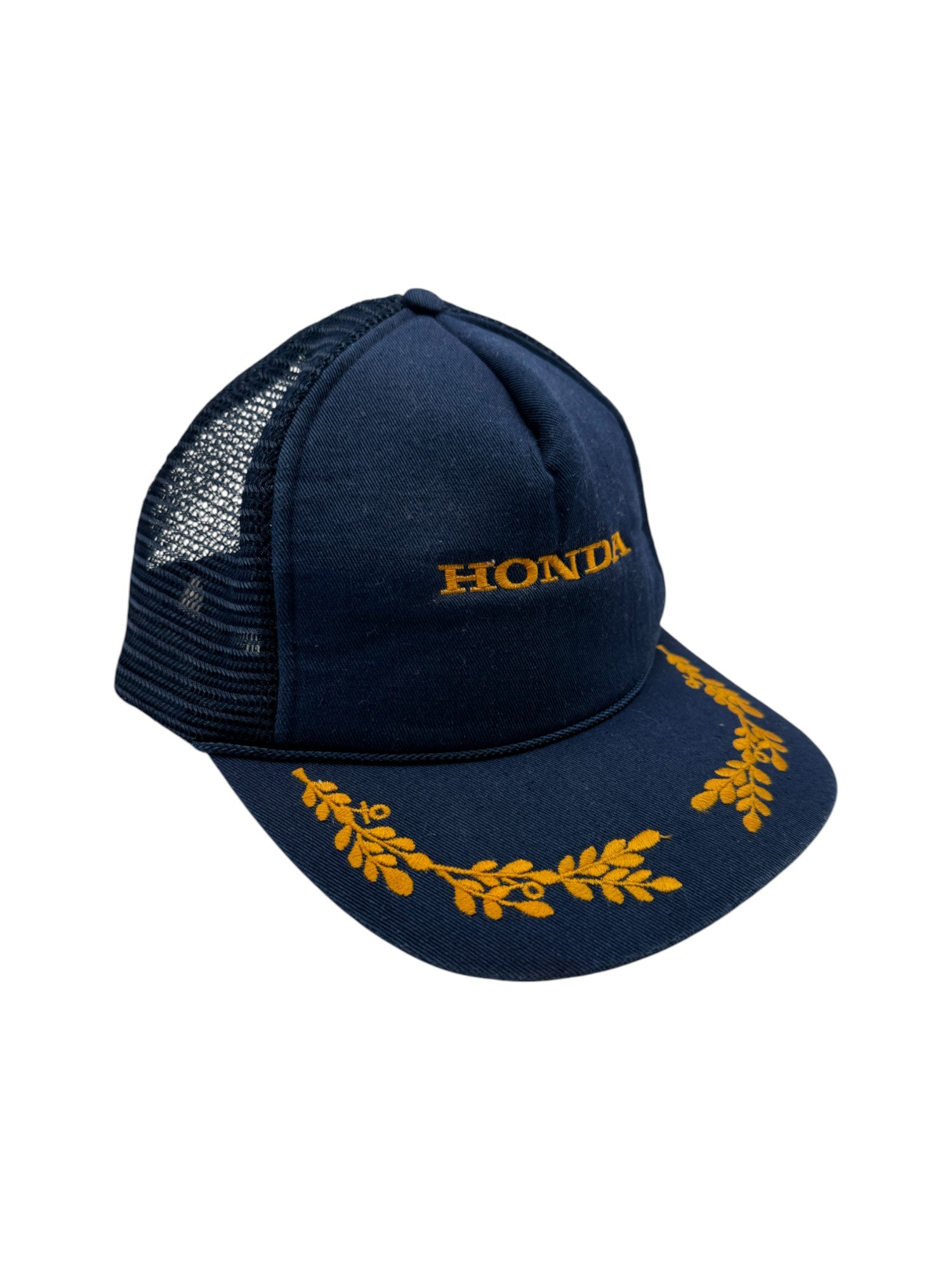 Vintage Honda Mesh-Cap 80s Racing Dunkelblau One Size - RareRags