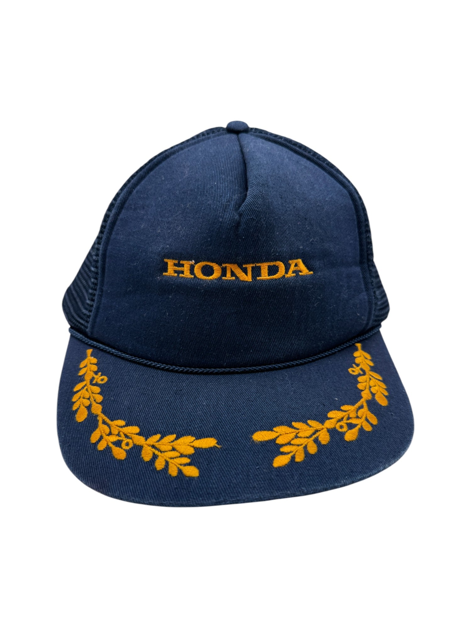 Vintage Honda Mesh-Cap 80s Racing Dunkelblau One Size - RareRags