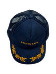 Vintage Honda Mesh-Cap 80s Racing Dunkelblau One Size