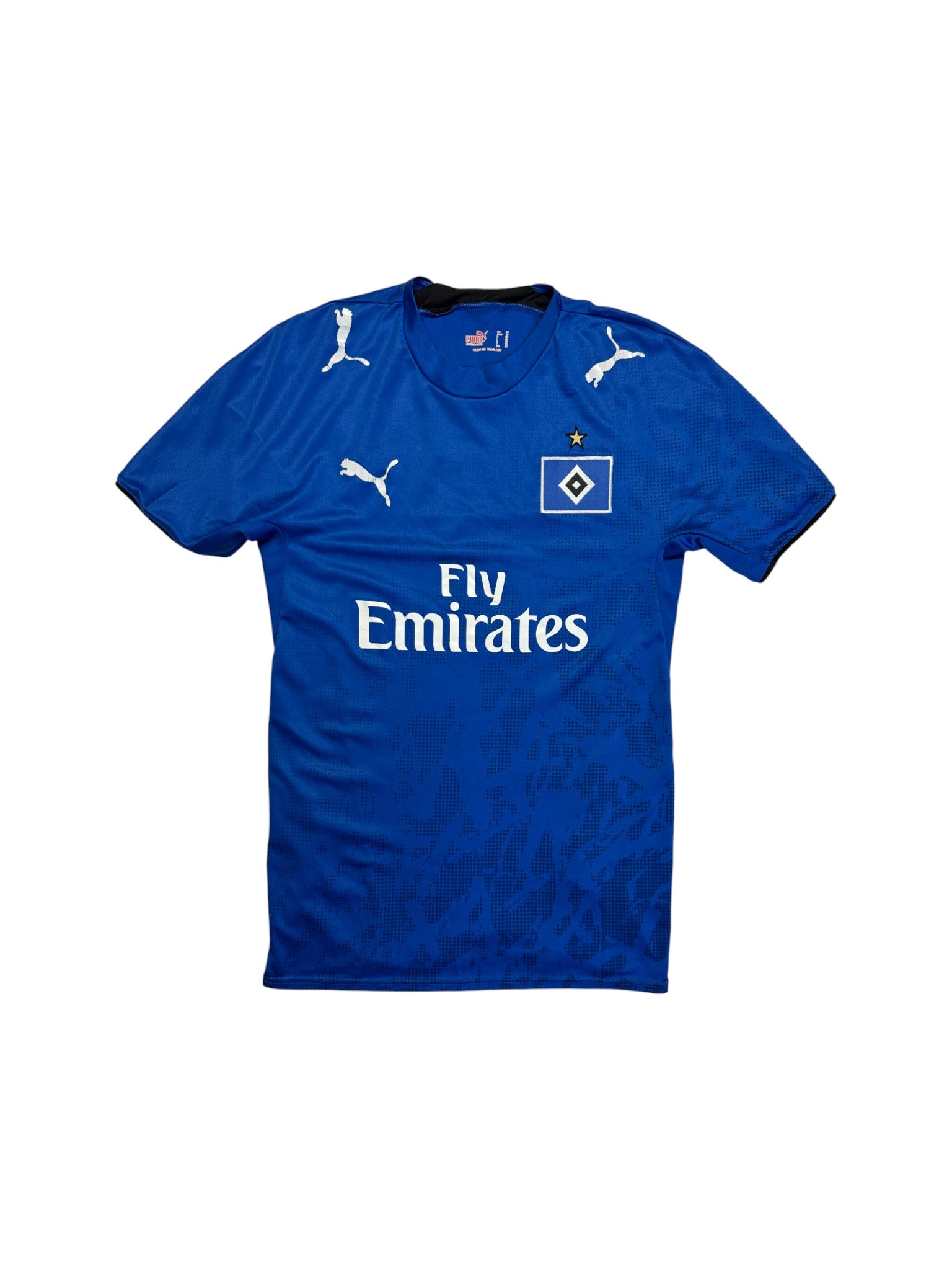 2006/07 Puma Trikot HSV Auswärts #2 Cristian Sorin Fly Emirates Blau XS