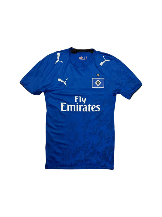 2006/07 Puma Trikot HSV Auswärts #2 Cristian Sorin Fly Emirates Blau XS