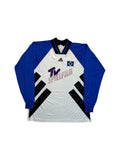 1994/95 Adidas Langarm Trikot Heim TV Spielfilm #11 Weiß Blau L