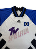 1994/95 Adidas Langarm Trikot Heim TV Spielfilm #11 Weiß Blau L