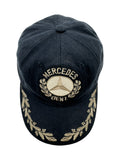 Vintage Mercedes Benz Cap 90s Stickerei Dunkelblau One Size
