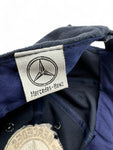 Vintage Mercedes Benz Cap 90s Stickerei Dunkelblau One Size