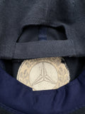 Vintage Mercedes Benz Cap 90s Stickerei Dunkelblau One Size