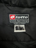 Lotto Sport-/Regenjacke 00s Borussia Mönchengladbach Schwarz Grau 15-16 Years XL