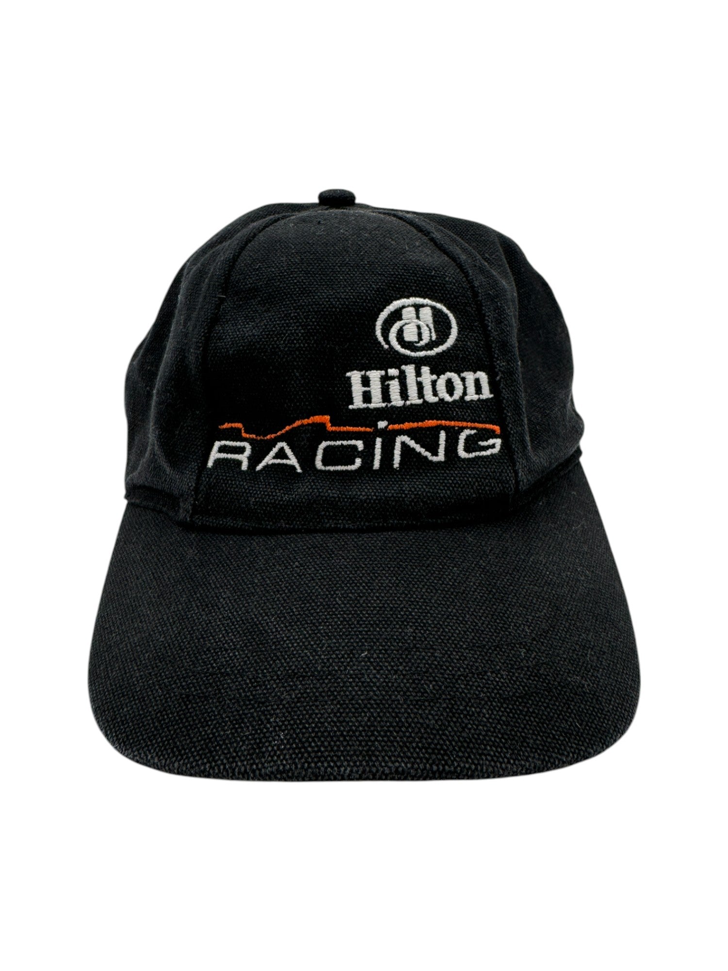 Vintage Hilton Cap 90s Racing Schwarz One Size - RareRags