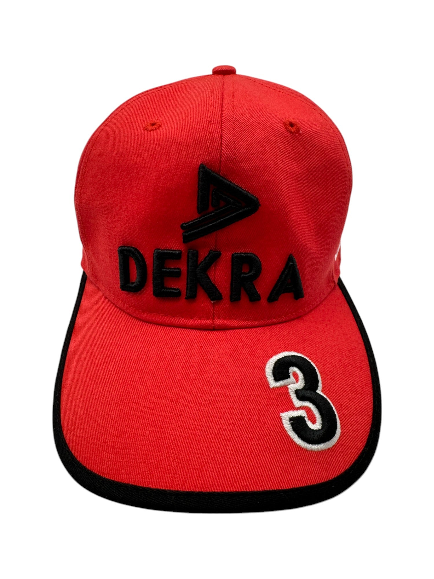 Vintage Michael Schuhmacher Cap 90s Dekra Formel 1 #3 PPM Rot One Size - RareRags