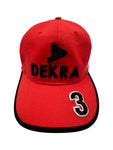 Vintage Michael Schuhmacher Cap 90s Dekra Formel 1 #3 PPM Rot One Size