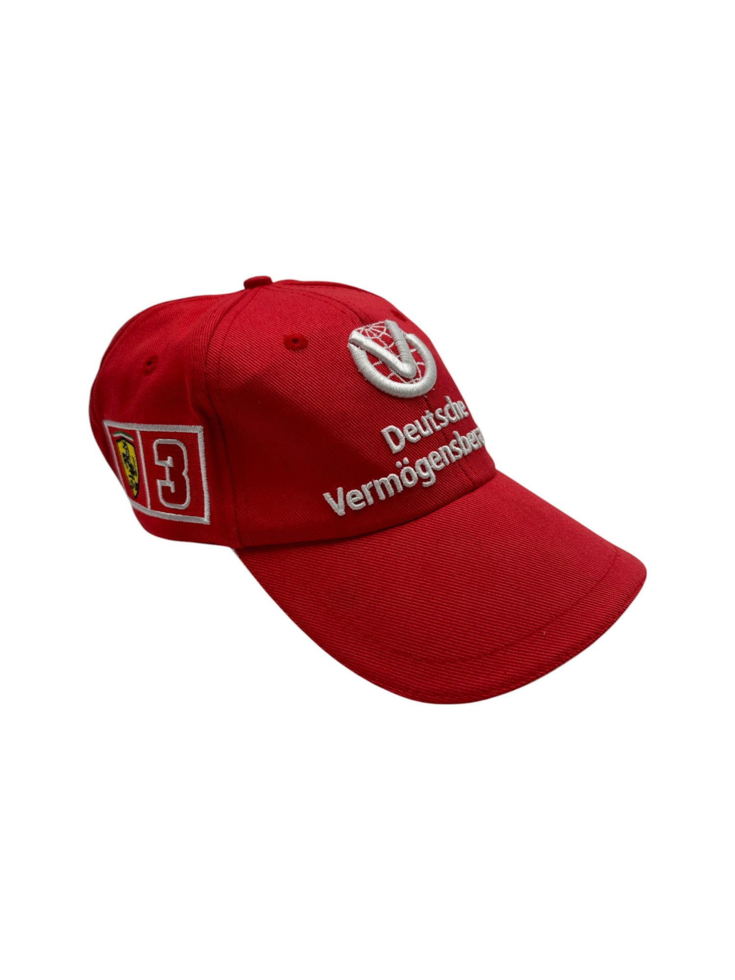 Ferrari Cap Michael Schumacher F1 2000 DVAG Rot One Size - RareRags