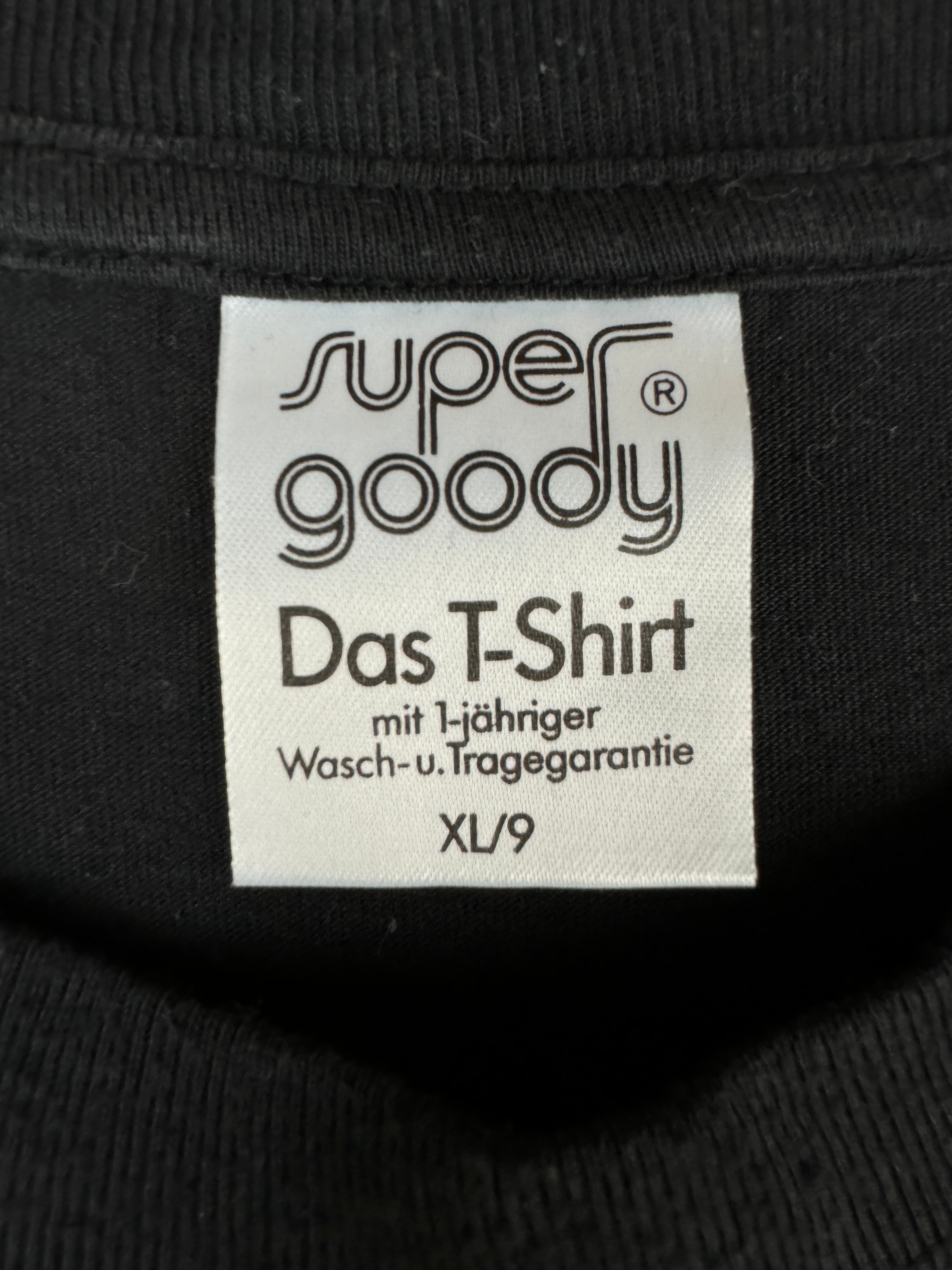 Vintage Super Goody Shirt 80s BVB Dortmund "Ruhrpott" Single Stitch Schwarz XL