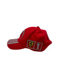 Michael Schumacher Cap 7-fach F1 Weltmeister Ferrari Formel 1 Rot One Size