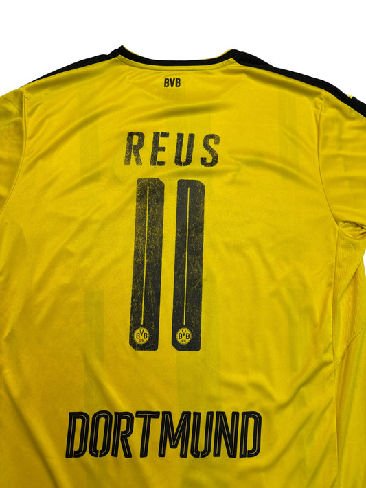 2016/17 Puma Trikot BVB #11 Reus Evonik Schwarz Gelb XL