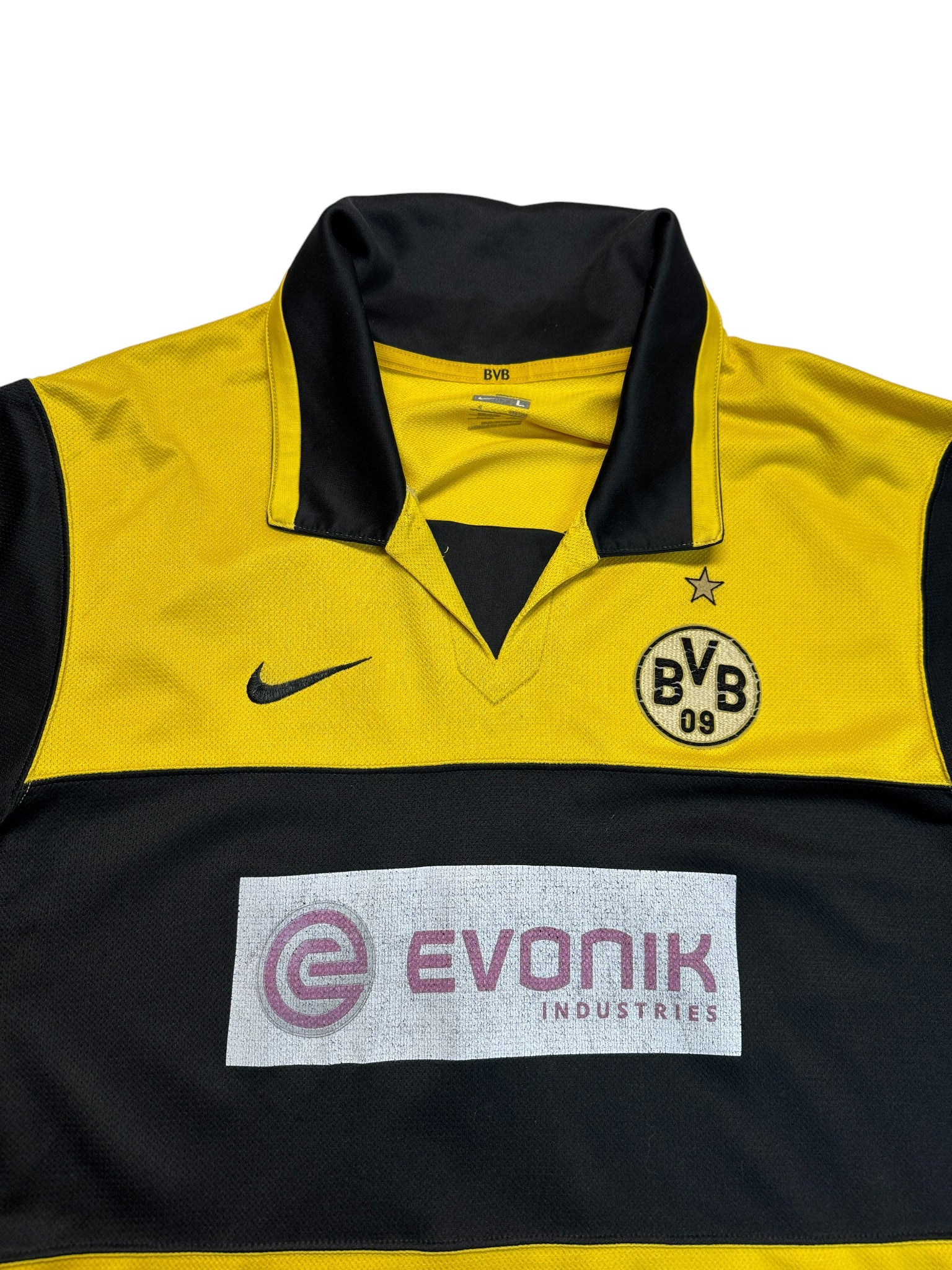 2007/08 Nike Trikot BVB Evonik Schwarz Gelb L