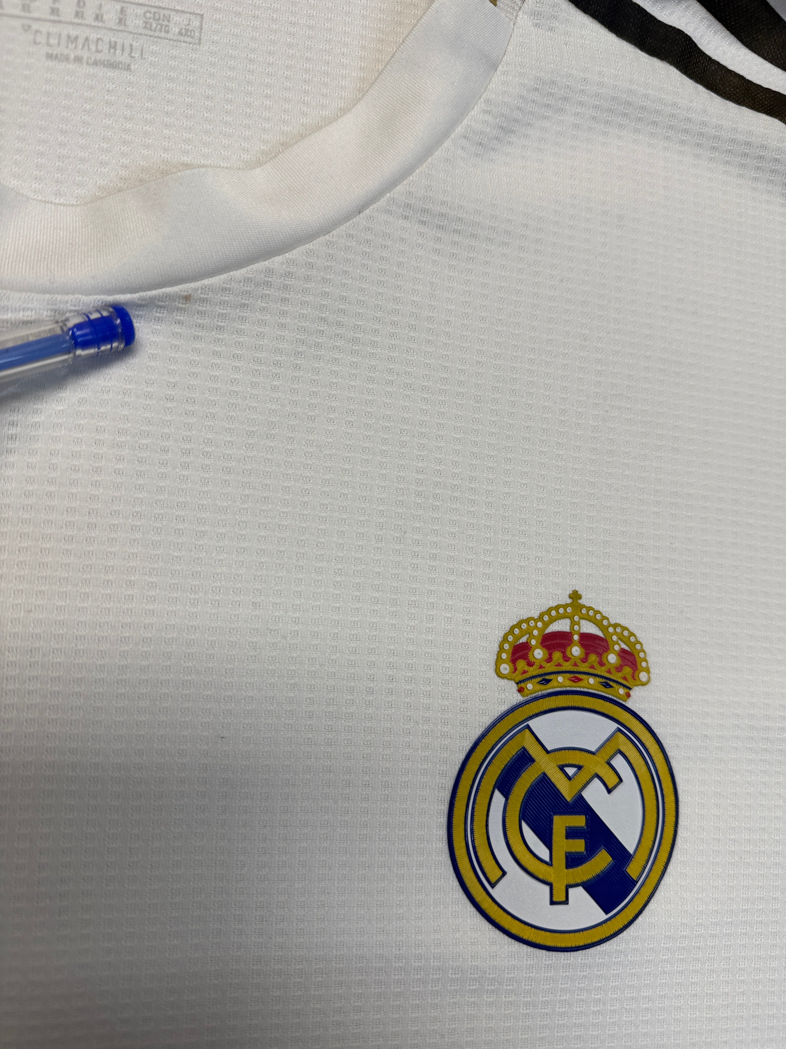 2019/20 Adidas Trikot Real Madrid Fly Emirates Weiß XL