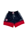 Vintage Adidas Shorts 90s FC Bayern Schwarz Rot D5 M