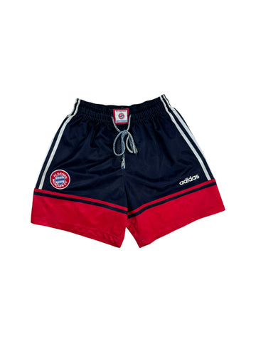 Vintage Adidas Shorts 90s FC Bayern Schwarz Rot D5 M