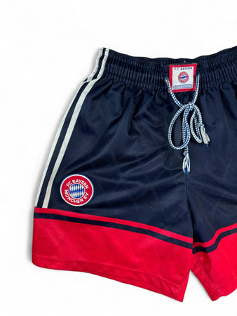 Vintage Adidas Shorts 90s FC Bayern Schwarz Rot D5 M