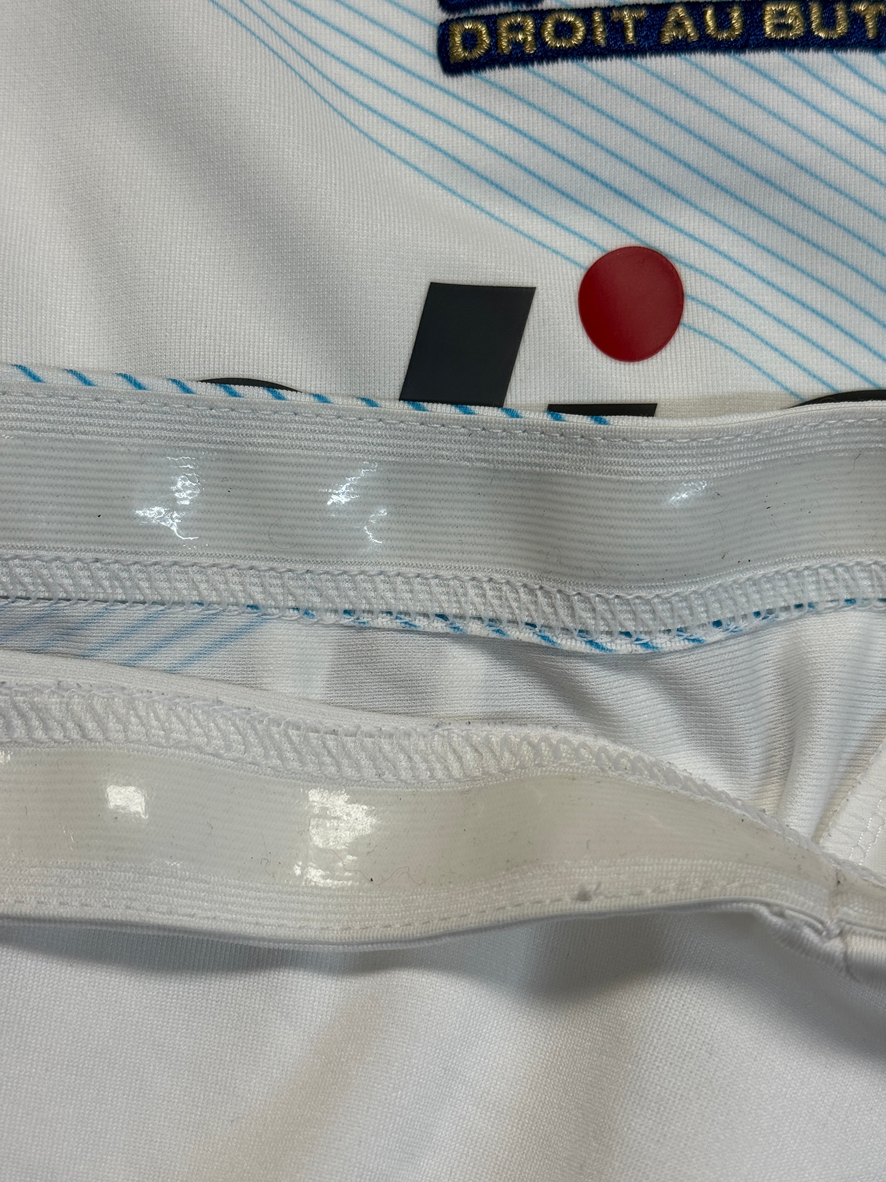2011/2012 Adidas Trikot Player Issue Olympique Marseille Betclic Weiß Blau M