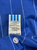 Rare! 80s Adidas Langarm Trikot Template Made In West Germany Nadelstreifen Blau M