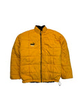 90s Puma King 2in1 Winterjacke Reversible Werder Bremen O.Tel.O Schwarz Gelb L-XL