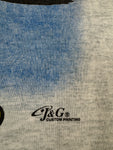 Vintage Fruit Of The Loom Shirt Ärmellos 90s John Deere "Iron Horse" Single Stitch Grau L