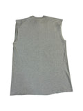 Vintage Fruit Of The Loom Shirt Ärmellos 90s John Deere "Iron Horse" Single Stitch Grau L