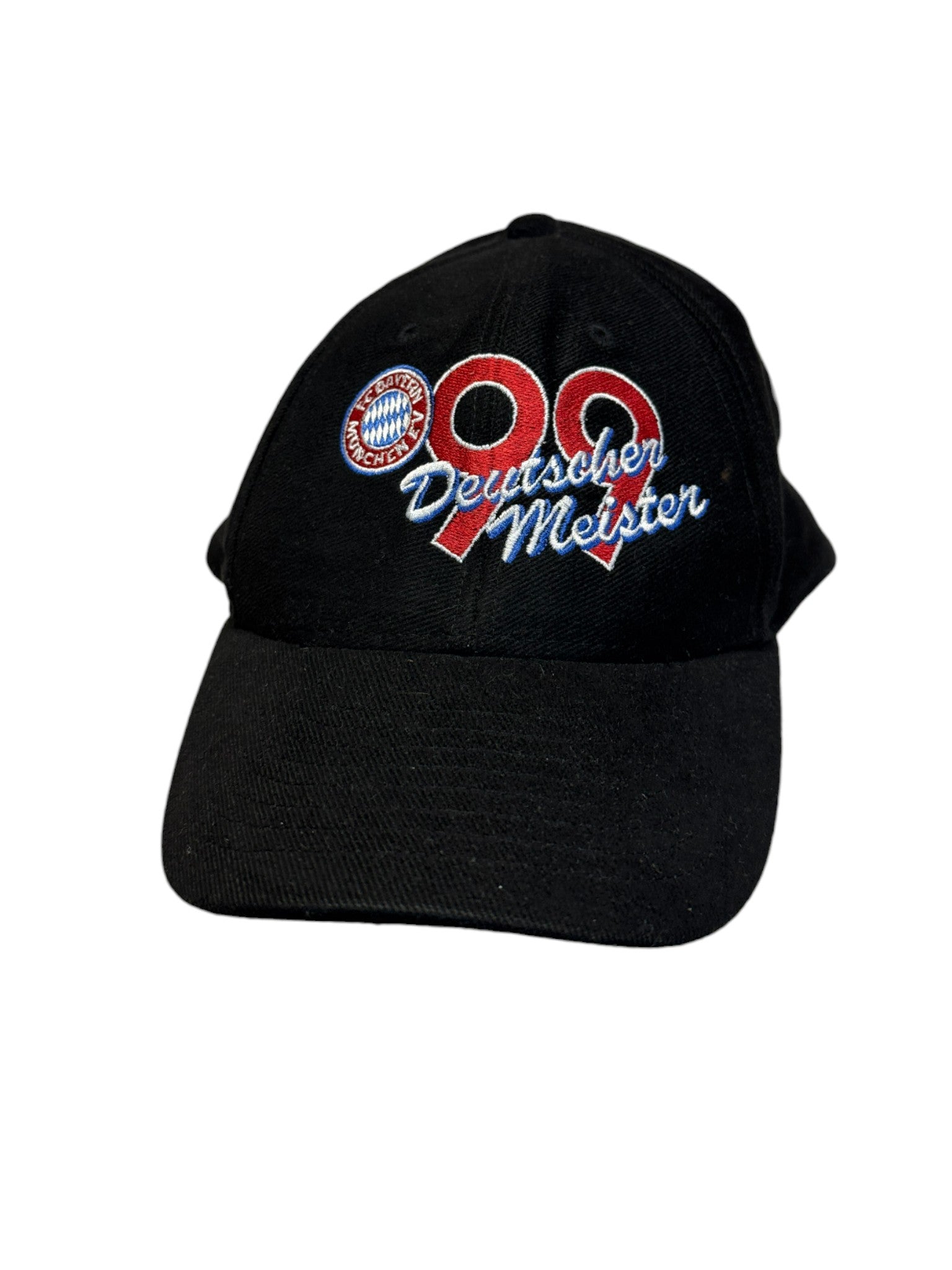 1999 FC Bayern München Cap Deutscher Meister Schwarz One Size