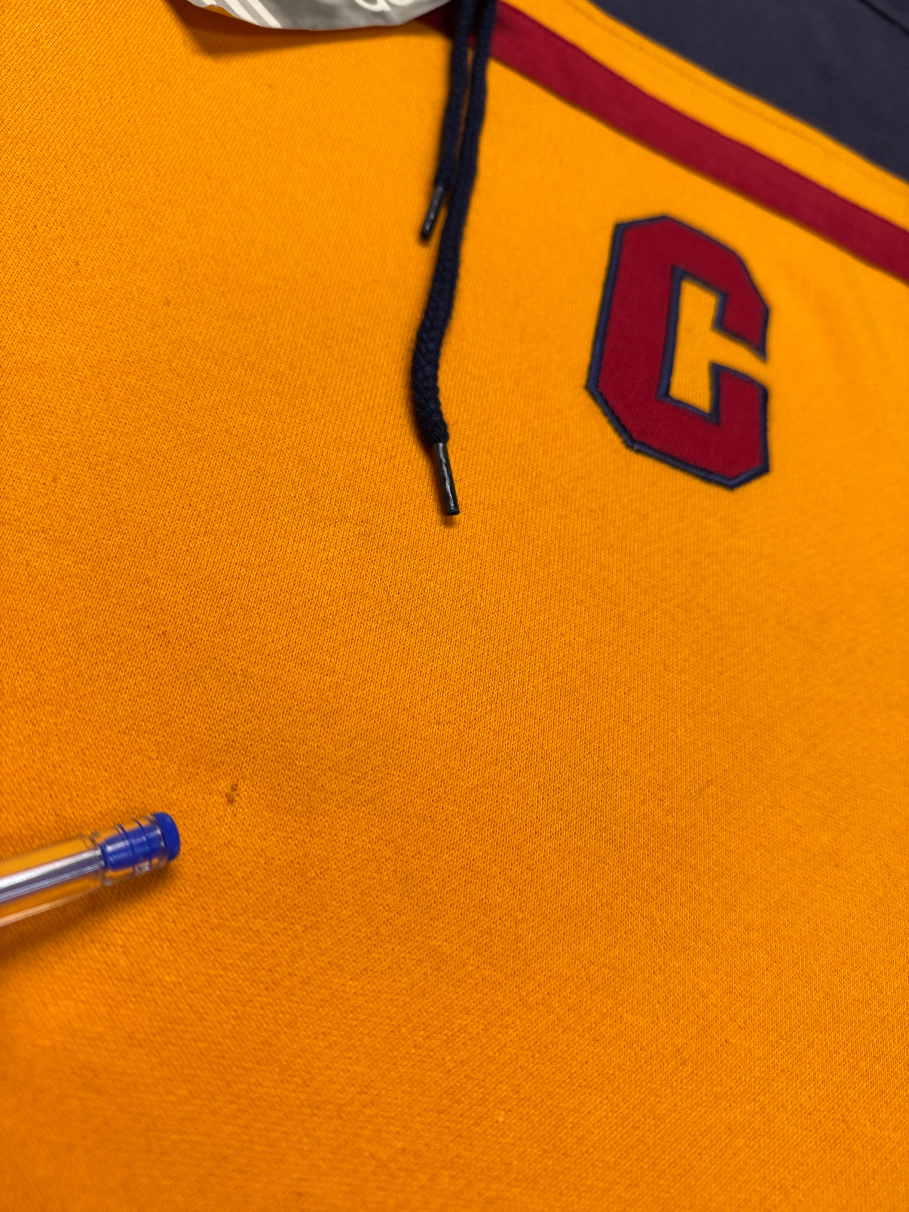 90s Adidas Sweater Deadstock Hockey Orange D176 S
