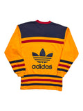 90s Adidas Sweater Deadstock Hockey Orange D176 S