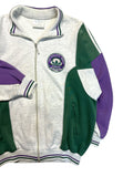 90s Adidas Sweatjacke Grün Grau D4 S