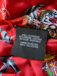 Ed Hardy x Avirex Damen Lederjacke 00s By Christian Audigier Schwarz L