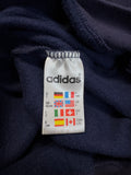 90s Adidas Sweater Big Logo Dunkelblau D7 L