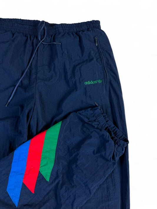 Vintage Adidas Jogginghose 90s Navy Multicolor (D54) XL-XXL