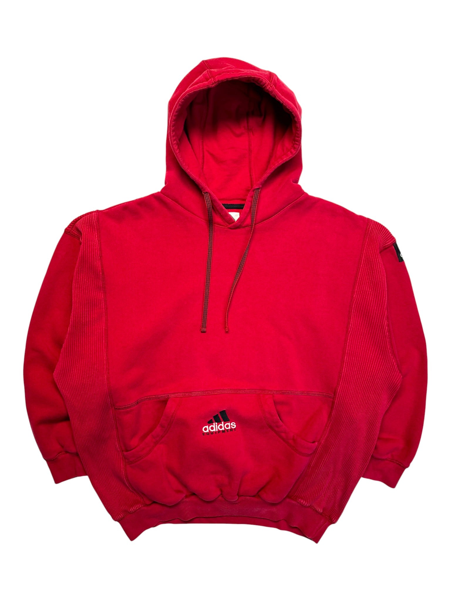 90s Adidas Equipment Hoodie Rot D8 L