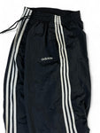 Vintage Adidas Jogginghose 90s Parachute Black White XL