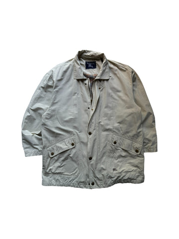 Vintage Burberrys Kurzmantel 90s Nova Check Beige/Hellbraun L-XL