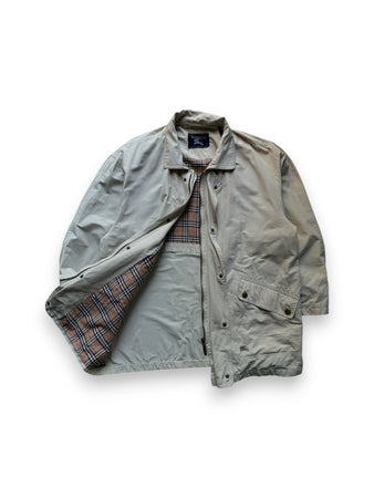Vintage Burberrys Kurzmantel 90s Nova Check Beige/Hellbraun L-XL