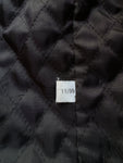 Vintage Adidas Lederjacke 1999 Schwarz XXL