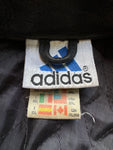 Vintage Adidas Lederjacke 1999 Schwarz XXL