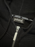 90s Adidas Zip-Hoodie Made In Greece Schwarz D6 M