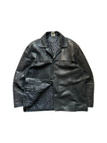Vintage Adidas Lederjacke 1999 Schwarz XXL