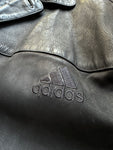 Vintage Adidas Lederjacke 1999 Schwarz XXL