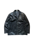 Vintage Adidas Lederjacke 1999 Schwarz XXL