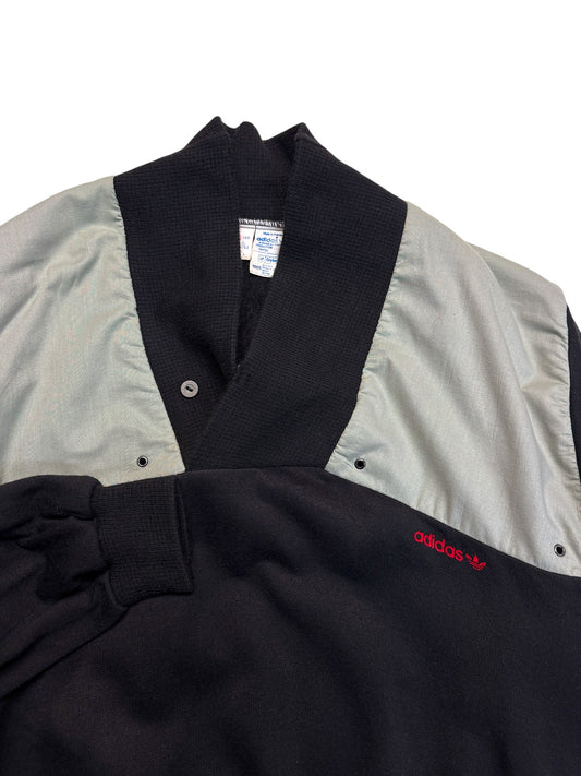 70s Adidas By Ventex Sweater Made In France Schwarz 7/52 L