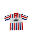 Vintage Masita Trikot 90s Otto B.S.G. Norderstedt Weiß Blau XL/XXL