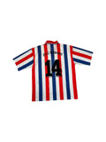 Vintage Masita Trikot 90s Otto B.S.G. Norderstedt Weiß Blau XL/XXL