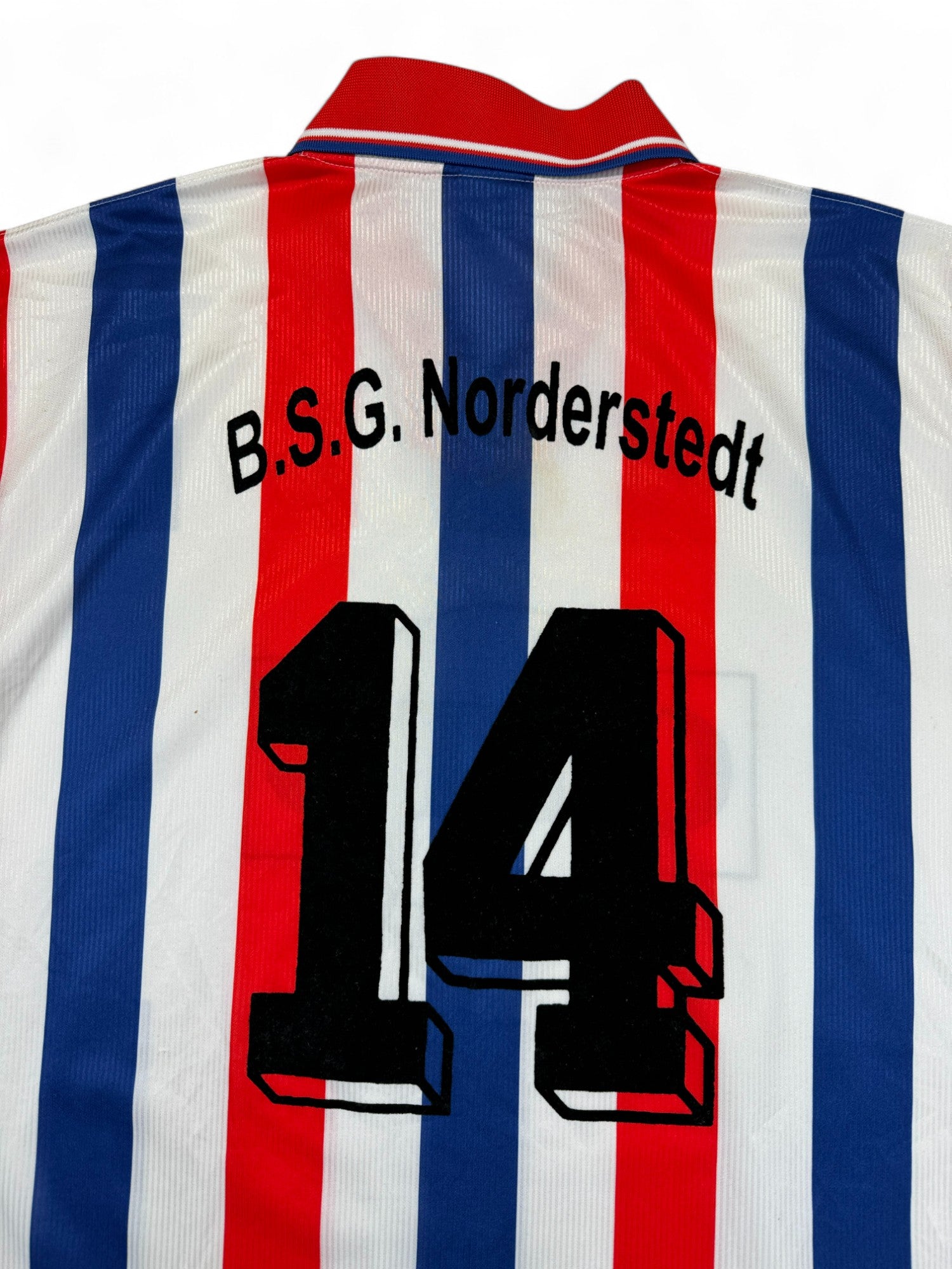 Vintage Masita Trikot 90s Otto B.S.G. Norderstedt Weiß Blau XL/XXL
